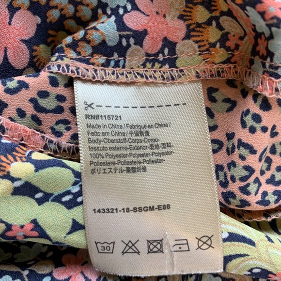 SCOTCH & SODA. Jungle Ruffle Drape Dress - Picture 9 of 10